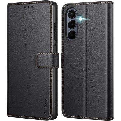Ganbary Handyhülle für Samsung Galaxy A16 4G/5G, Premium Leder Klapphülle mit