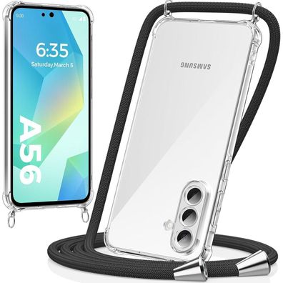 caslord Handyhülle mit Band für Samsung Galaxy A56 5G, Necklace Hülle zum