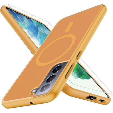 Ailicici Handyhülle für Samsung Galaxy S21 FE 5G, Magnetisch mit Magsafe, Rosa