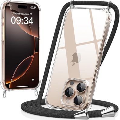 caslord Handyband Hülle kompatibel mit iPhone 16 Pro Max, Necklace Case mit