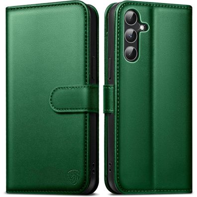 EASDNB Handyhülle für Samsung Galaxy A54 5G, Premium Leder Wallet Klapphülle