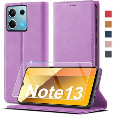 Ailicici Handyhülle für Xiaomi Redmi Note 13 5G, Klappbare Leder Flip Wallet