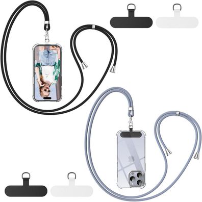 caslord Universal Handyband Set (2 Stück) mit 4 Pads - Schwarz+Blau
