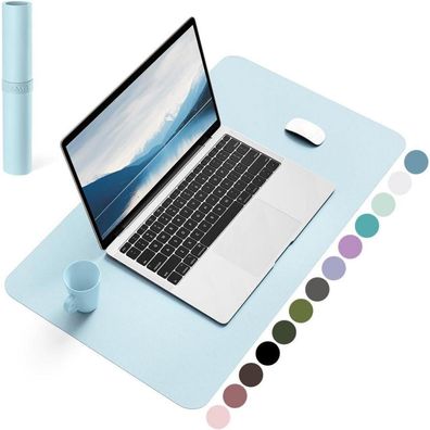 YSAGi Schreibtischunterlage, Multifunktionales Office Mauspad aus Leder mit