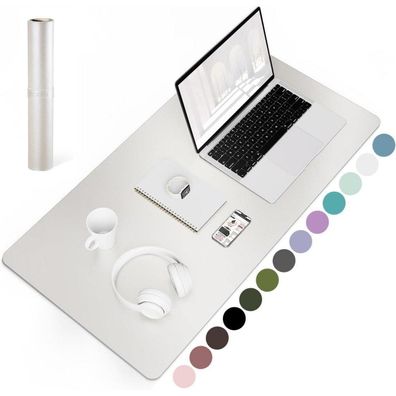 YSAGi Schreibtischunterlage, großes Office Mousepad aus Kunstleder mit