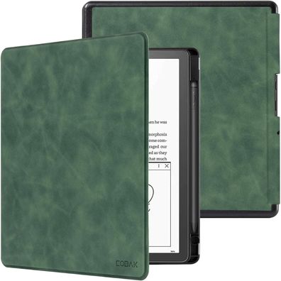 CoBak Hülle für 10,2 Zoll e-Reader (2024/2022), Smaragdgrün