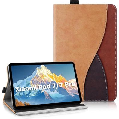 AsWant Hülle für Xiaomi Pad 7/7 Pro (11 Zoll, 2024) mit Portemonnaie