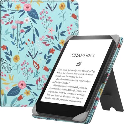HGWALP Universal 6 Zoll E-Reader Hülle mit Handschlaufe und Ständer, Spring