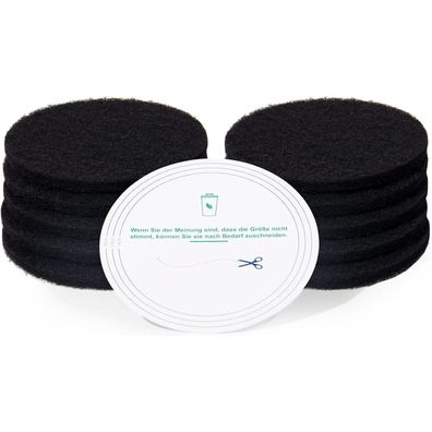 Theo&Cleo Aktivkohlefilter für Biomülleimer Küche, 10 Stück