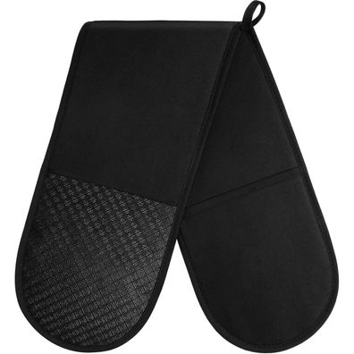 AUAUY Ofenhandschuhe aus Baumwolle mit Silikon, hitzebeständig bis 250°C