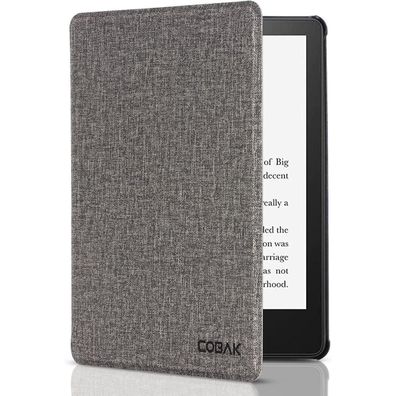 CoBak Smart-Cover für Kindle Paperwhite 11. Gen 2021 (6.8 Zoll) - Grau, Auto