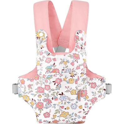 GAGAKU Puppentrage Babytrage für Puppen mit verstellbaren Trägern, Bauchtrage