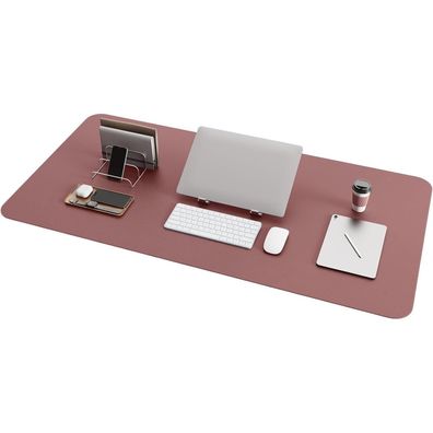 YSAGi Schreibtischunterlage, Multifunktionales Office Mousepad aus Leder