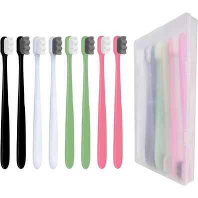 EasyHonor Extra weiche Zahnbürste, 8er Pack, 20.000 Mikrofell-Borsten für
