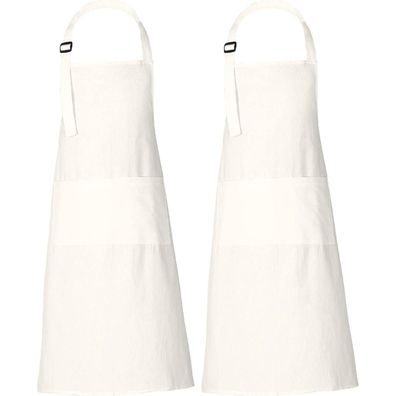 Rajrang Kochschürze für Damen und Herren, 69 x 89 cm, Baumwolle, 3 Taschen