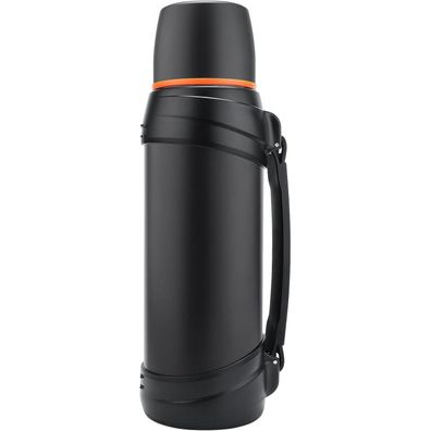 Olerd Thermoskanne 2.5L Edelstahl Isolierflasche mit 2 Trinkbechern, 24h Heiß