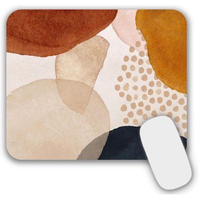 Aoksunova Mauspad Klein mit Motiv, rutschfest, 24 x 20 x 0,3 cm
