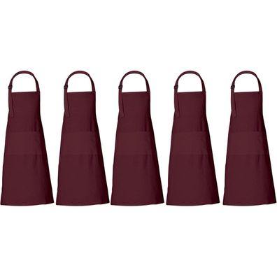 Rajrang Baumwollschürze mit 3 Taschen, solide Kochschürze für Männer und