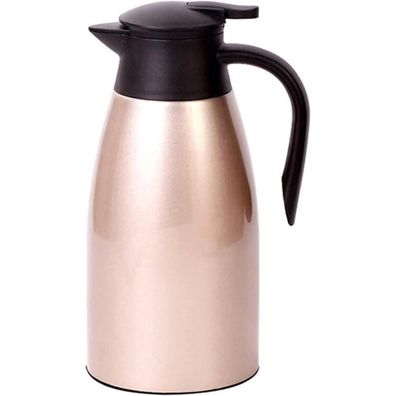 Webao Thermoskanne 2 Liter Isolierkanne aus Edelstahl mit Quick Tip Verschluss