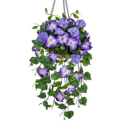 Briful Kunstblumen Wie Echt Morning Glory Hängende Pflanzen Künstliche Blumen