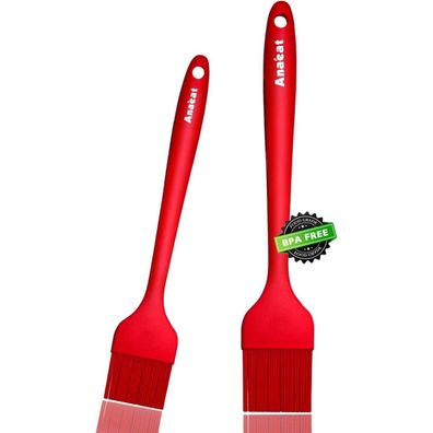 Anaeat Silikon Backpinsel Set (2 Stück) - Hitzebeständig, hygienisch, ideal für