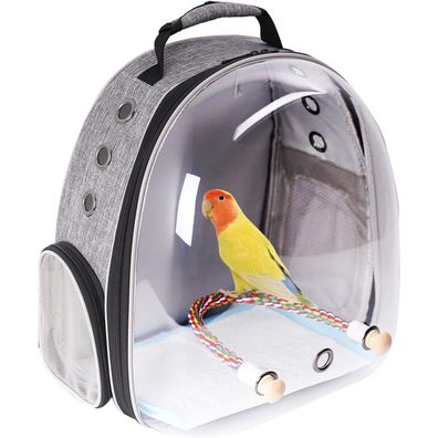 Interfashioner Vogel-Rucksack, Bubble Bird Travel Carrier Backpack mit Pad und