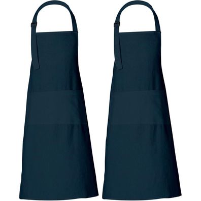 Rajrang Kochschürze für Damen & Herren, 69 x 89 cm, 100% Baumwolle, 3 Taschen