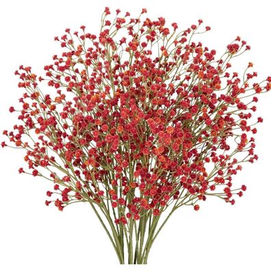 10 Stück Künstliches Schleierkraut Kunstblumen, wie echt, Gypsophila