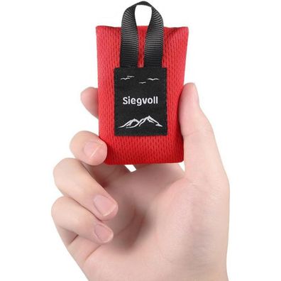 Siegvoll Mini Picknickdecke, ultraleicht und tragbar, 70 x 110 cm