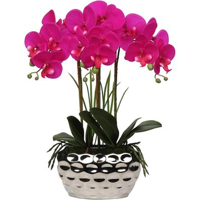 Briful 44CM Künstliche Orchideen Phalaenopsis Kunstblumen wie Echt im