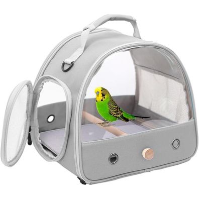 Interfashioner Tragbare Vogeltrage für Papageien, Sittiche, Wellensittiche und