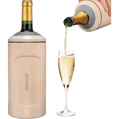 Itslife Weinkühler mit Deckel, 750ml Flaschenkühler für Wein & Champagner