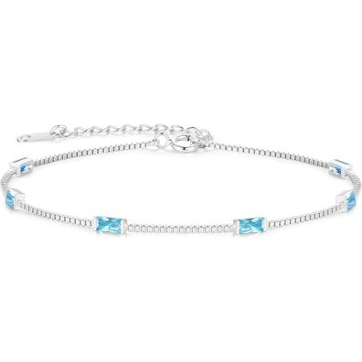LOUISA SECRET Damen Armband 925 Sterling Silber Vergoldet mit Zirkonia