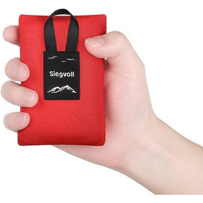 Siegvoll Mini Picknickdecke ultraleicht, ultradünn, tragbar für Strand