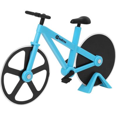 Asdirne Fahrrad-Pizzaschneider mit Antihaftbeschichtung aus Edelstahl, scharfe