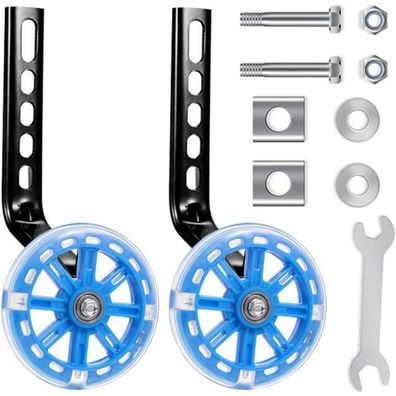 Meishang Universal Stützräder für Kinderfahrräder, 12-20 Zoll, Blau
