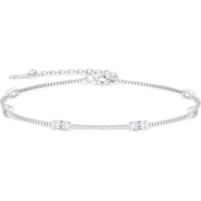 LOUISA SECRET Damen Armband 925 Sterling Silber Vergoldet mit Zirkonia