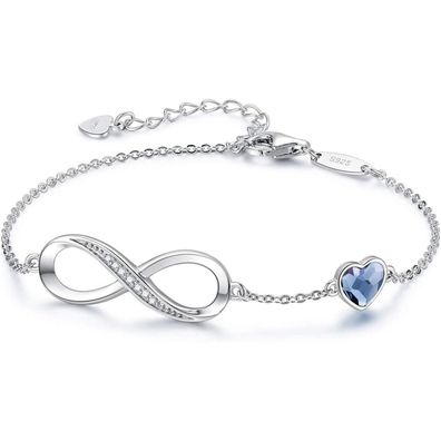 LOUISA SECRET Damen Armband 925 Sterling Silber Rosegold oder Edelstahl