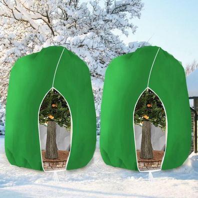 Herilios Winterschutzhaube für Pflanzen, Frostschutz mit Reißverschluss