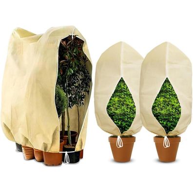 Ewzayol 3 Stück Winterschutz für Pflanzen, Atmungsaktiv 85 g/m², mit