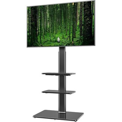 Hemudu TV Standfuß Bodenständer mit Halterung für 19-42 Zoll TVs