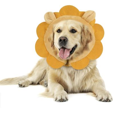 Ieuumler Aufblasbare Halskrause für Hunde & Katzen - Einstellbar, Bequem