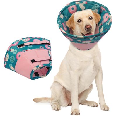 Hjumarayan Hundehalskrause Weich L Rosa - Leckschutz Kragen nach OP