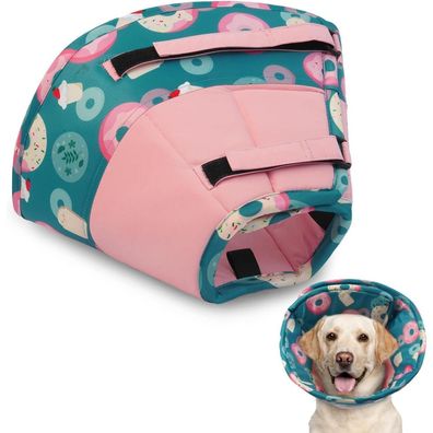 Hjumarayan Hundehalskrause Rosa S - Weicher Leckschutz Kragen nach OP