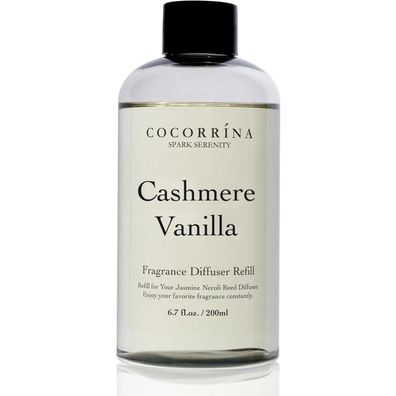 Cocorrína Raumduft Nachfüller 200ml Cashmere Vanilla mit 8 Duftstäbchen