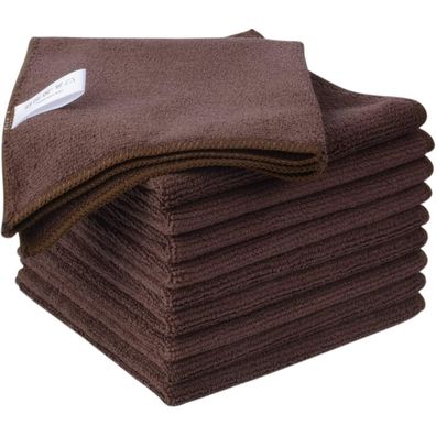 KinHwa Barista Tücher - 10er Pack - Schwarz - Extrem Saugstark - 30x30cm