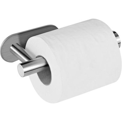 Aikzik Toilettenpapierhalter Edelstahl Selbstklebend ohne Bohren für Küche und