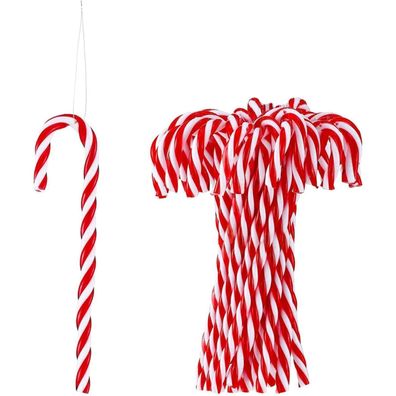 Herzwild 32er Set Weihnachts-Zuckerstangen ca. 15cm zum Hängen