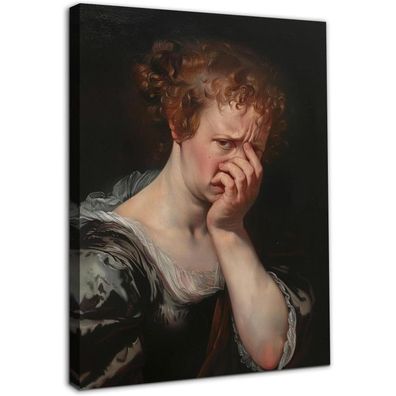 NymphFable Lustige Badezimmer Wandkunst Frau bedeckt Nase Vintage Humor