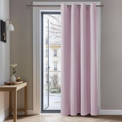 Deconovo Verdunkelungsgardinen mit Ösen, blickdicht, Thermogardine